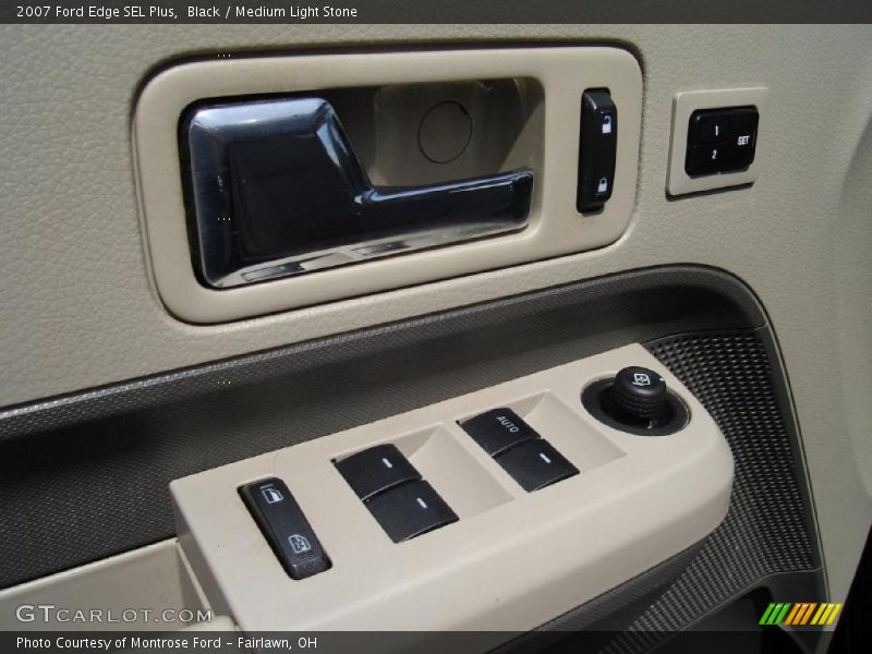Black / Medium Light Stone 2007 Ford Edge SEL Plus