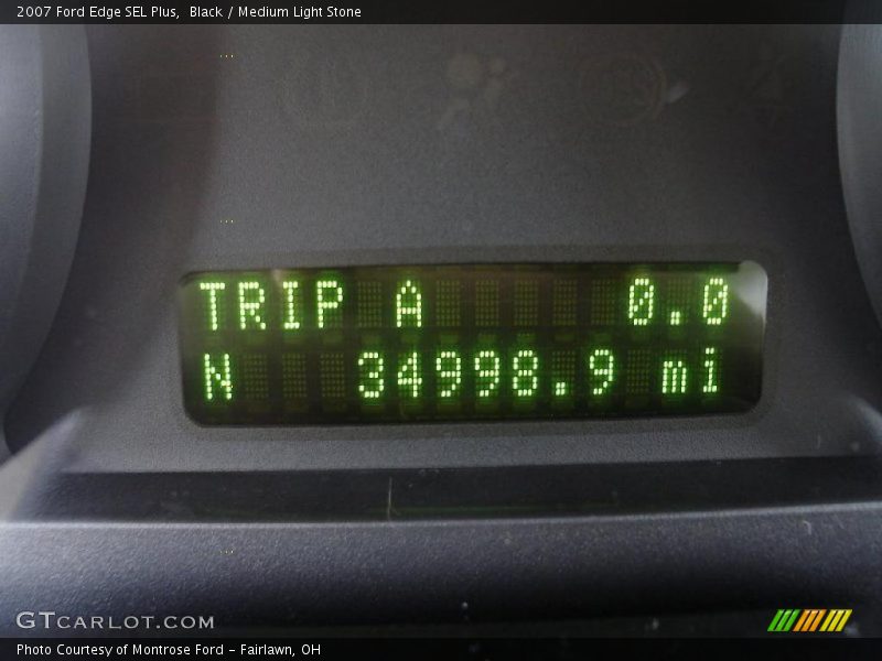 Black / Medium Light Stone 2007 Ford Edge SEL Plus