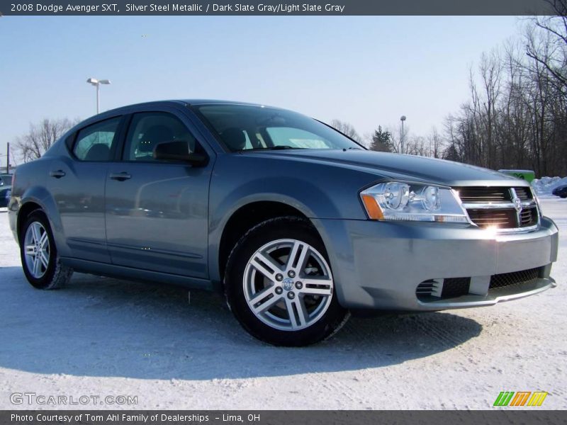 Silver Steel Metallic / Dark Slate Gray/Light Slate Gray 2008 Dodge Avenger SXT