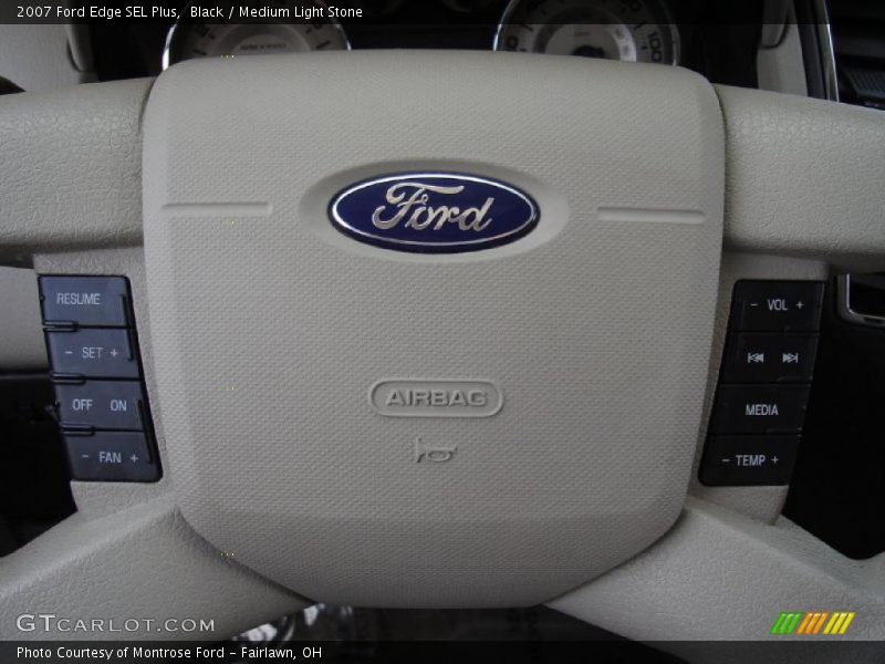 Black / Medium Light Stone 2007 Ford Edge SEL Plus
