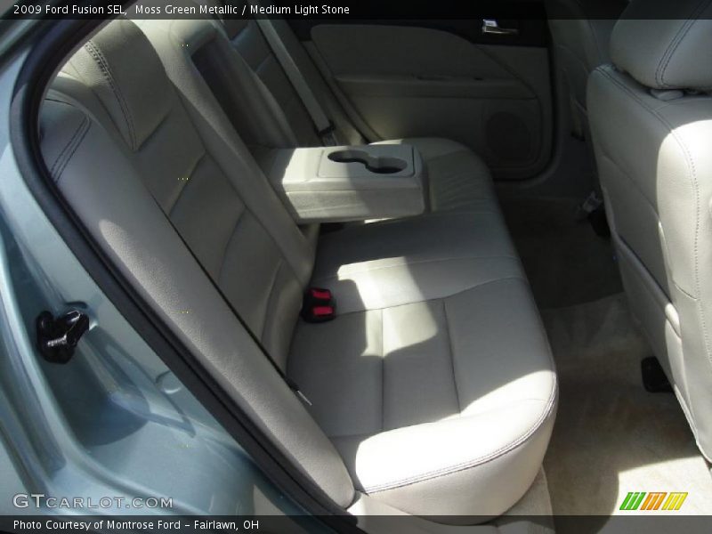 Moss Green Metallic / Medium Light Stone 2009 Ford Fusion SEL