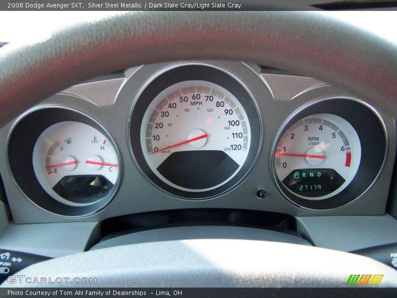 Silver Steel Metallic / Dark Slate Gray/Light Slate Gray 2008 Dodge Avenger SXT