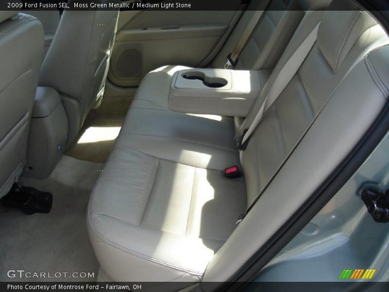 Moss Green Metallic / Medium Light Stone 2009 Ford Fusion SEL
