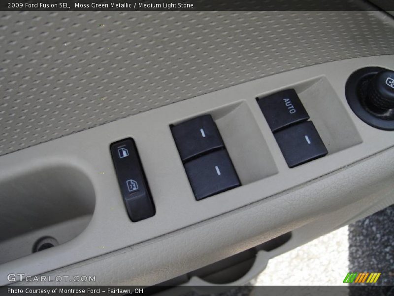 Moss Green Metallic / Medium Light Stone 2009 Ford Fusion SEL