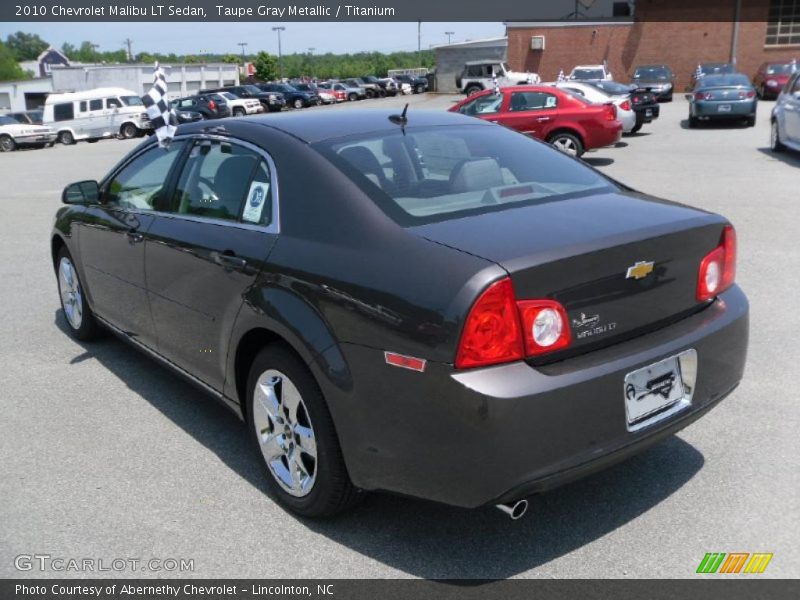 Taupe Gray Metallic / Titanium 2010 Chevrolet Malibu LT Sedan