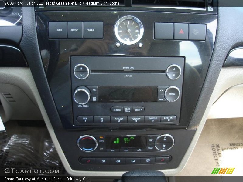 Moss Green Metallic / Medium Light Stone 2009 Ford Fusion SEL