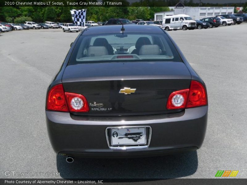 Taupe Gray Metallic / Titanium 2010 Chevrolet Malibu LT Sedan