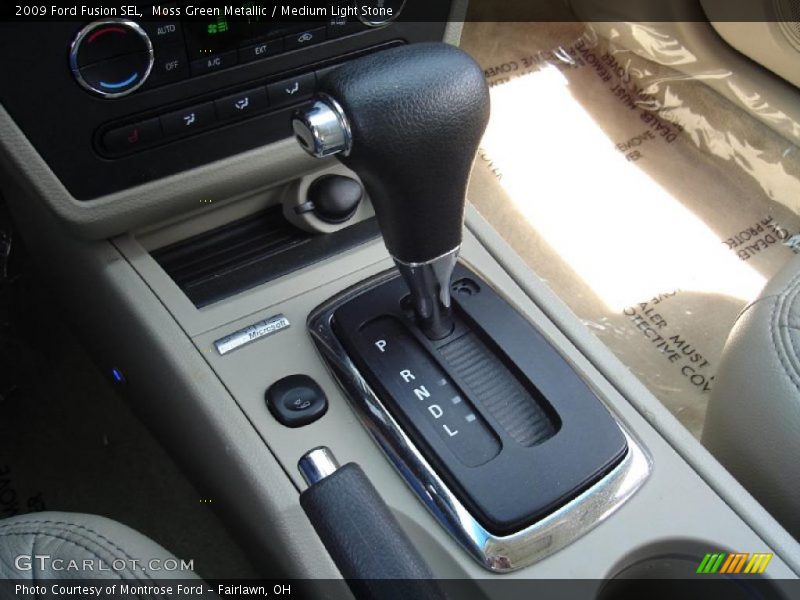 Moss Green Metallic / Medium Light Stone 2009 Ford Fusion SEL