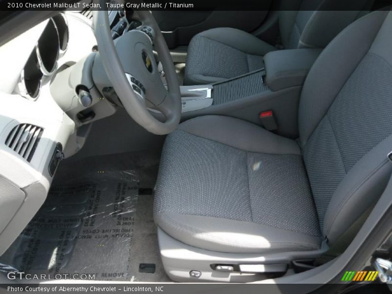 Taupe Gray Metallic / Titanium 2010 Chevrolet Malibu LT Sedan