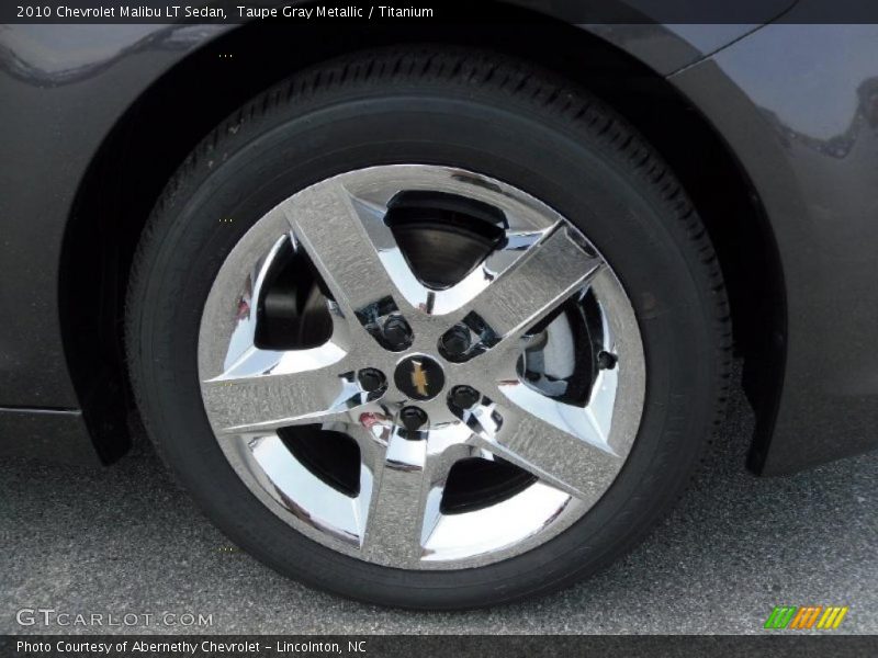 Taupe Gray Metallic / Titanium 2010 Chevrolet Malibu LT Sedan