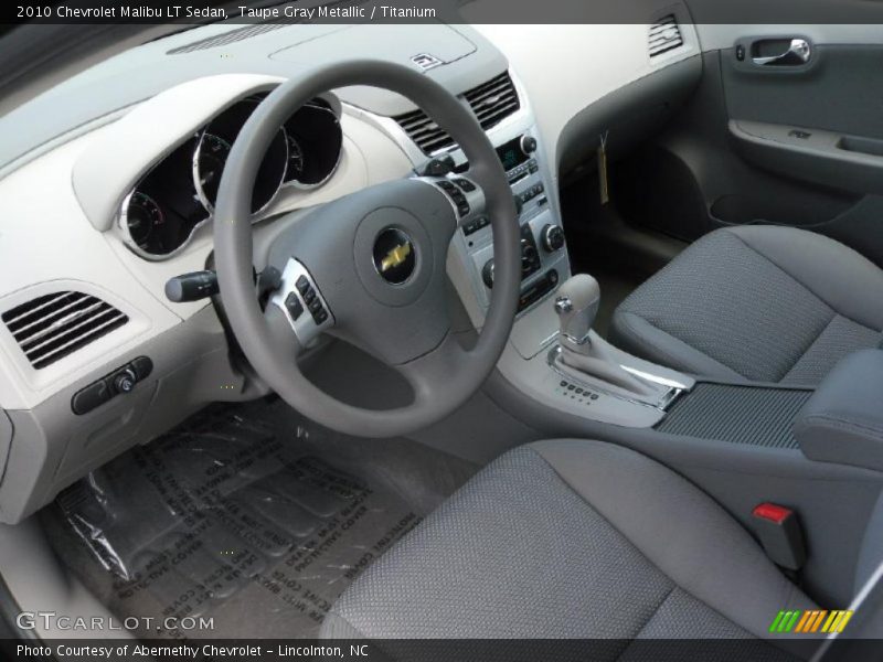 Taupe Gray Metallic / Titanium 2010 Chevrolet Malibu LT Sedan