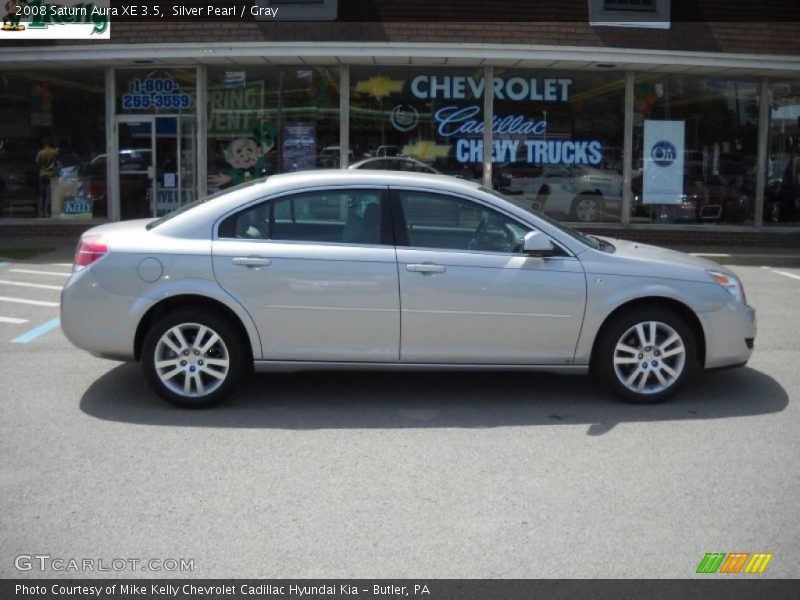 Silver Pearl / Gray 2008 Saturn Aura XE 3.5