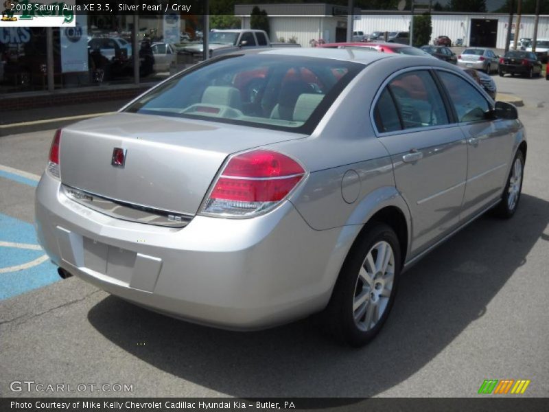 Silver Pearl / Gray 2008 Saturn Aura XE 3.5