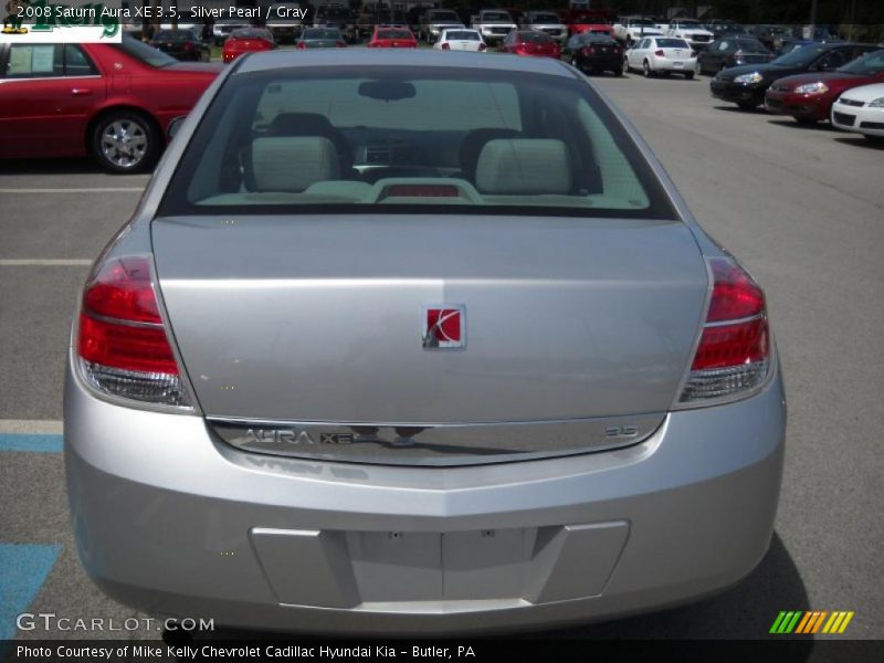 Silver Pearl / Gray 2008 Saturn Aura XE 3.5