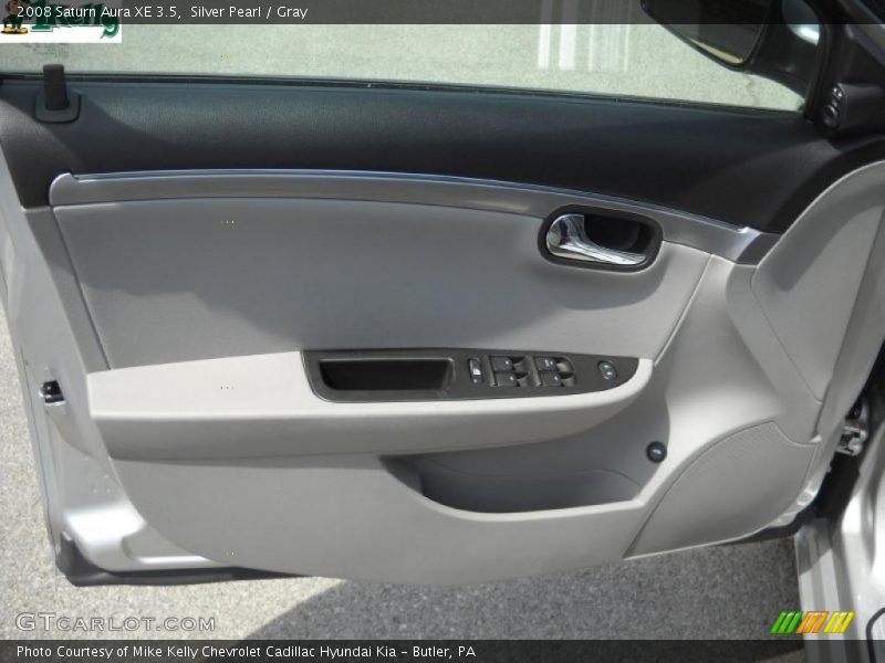 Silver Pearl / Gray 2008 Saturn Aura XE 3.5