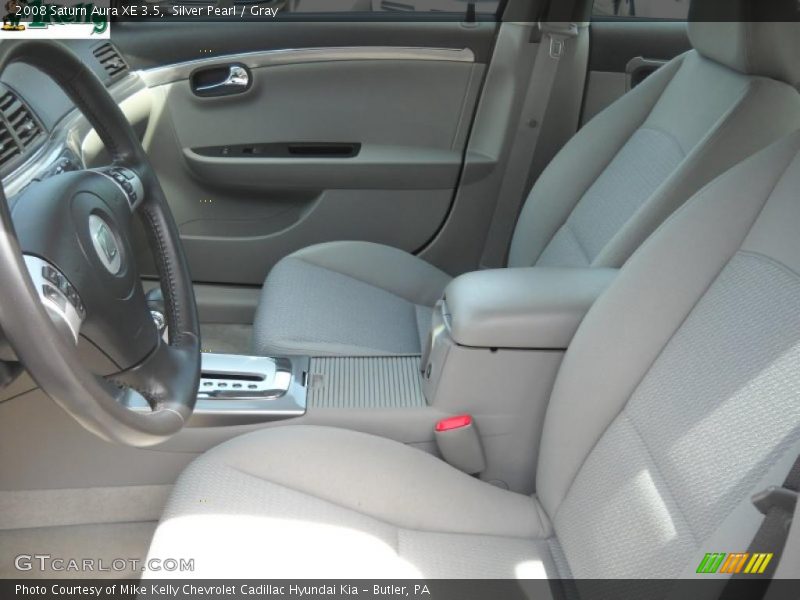 Silver Pearl / Gray 2008 Saturn Aura XE 3.5