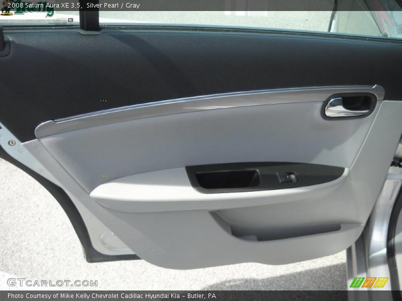 Silver Pearl / Gray 2008 Saturn Aura XE 3.5