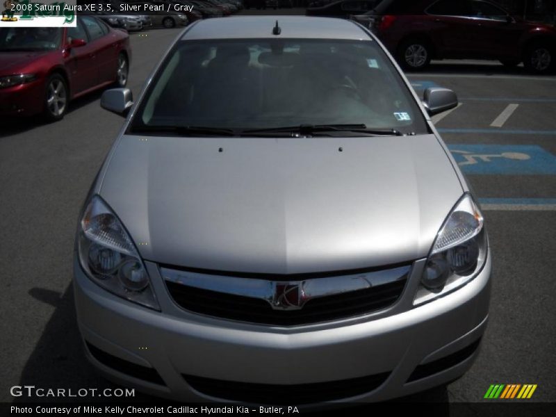 Silver Pearl / Gray 2008 Saturn Aura XE 3.5