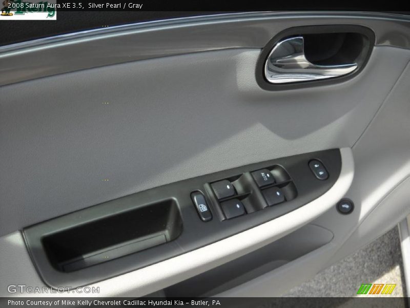 Silver Pearl / Gray 2008 Saturn Aura XE 3.5