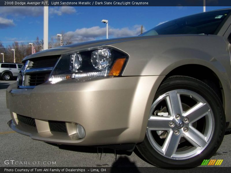 Light Sandstone Metallic / Dark Slate Gray/Light Graystone 2008 Dodge Avenger R/T