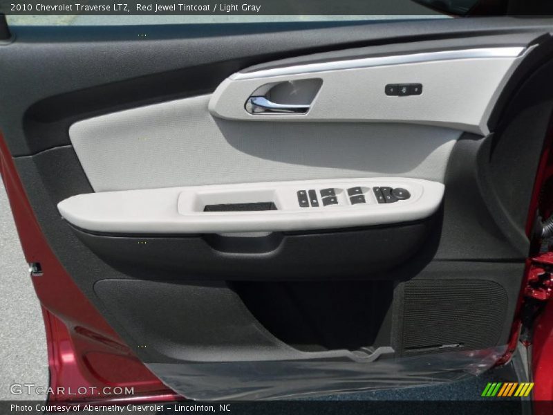 Red Jewel Tintcoat / Light Gray 2010 Chevrolet Traverse LTZ