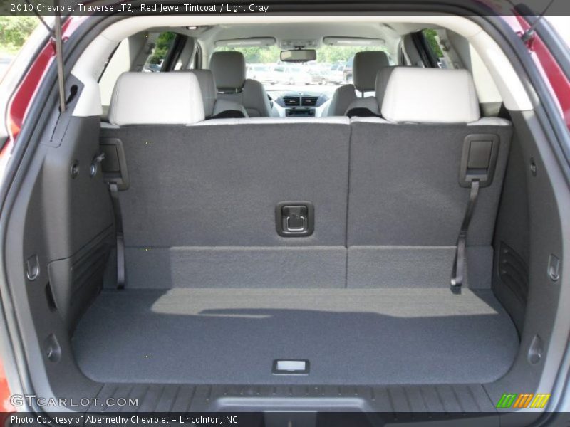 Red Jewel Tintcoat / Light Gray 2010 Chevrolet Traverse LTZ