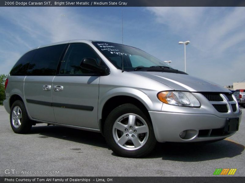 Bright Silver Metallic / Medium Slate Gray 2006 Dodge Caravan SXT