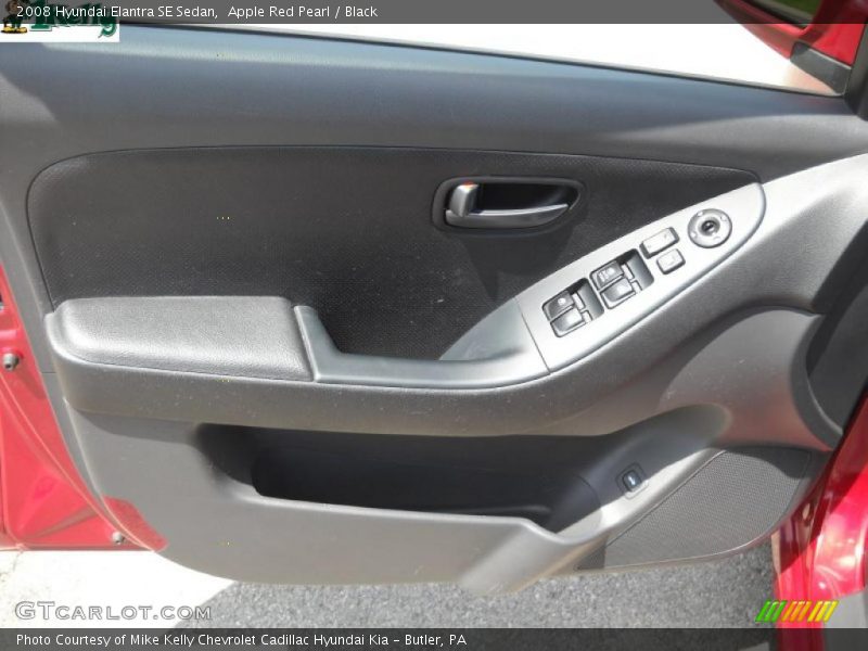 Apple Red Pearl / Black 2008 Hyundai Elantra SE Sedan