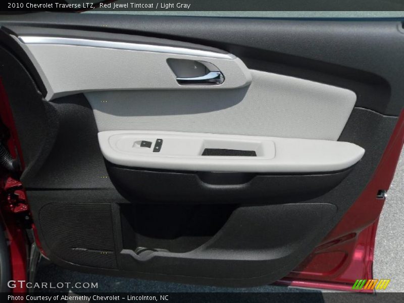 Red Jewel Tintcoat / Light Gray 2010 Chevrolet Traverse LTZ