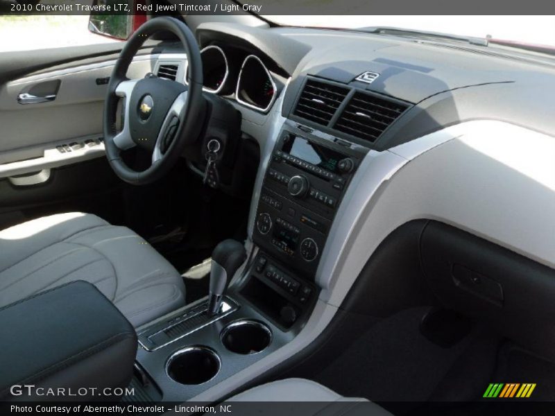 Red Jewel Tintcoat / Light Gray 2010 Chevrolet Traverse LTZ