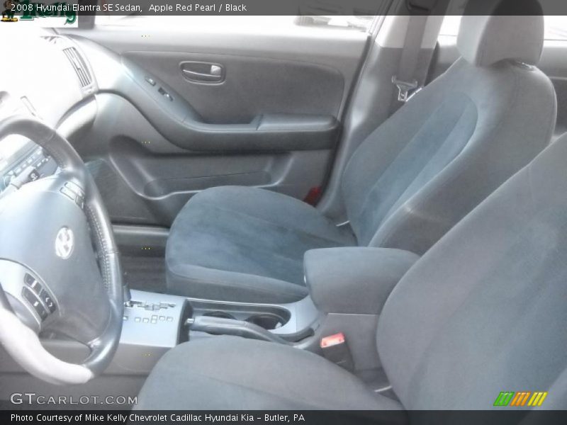 Apple Red Pearl / Black 2008 Hyundai Elantra SE Sedan