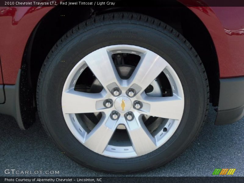 Red Jewel Tintcoat / Light Gray 2010 Chevrolet Traverse LTZ