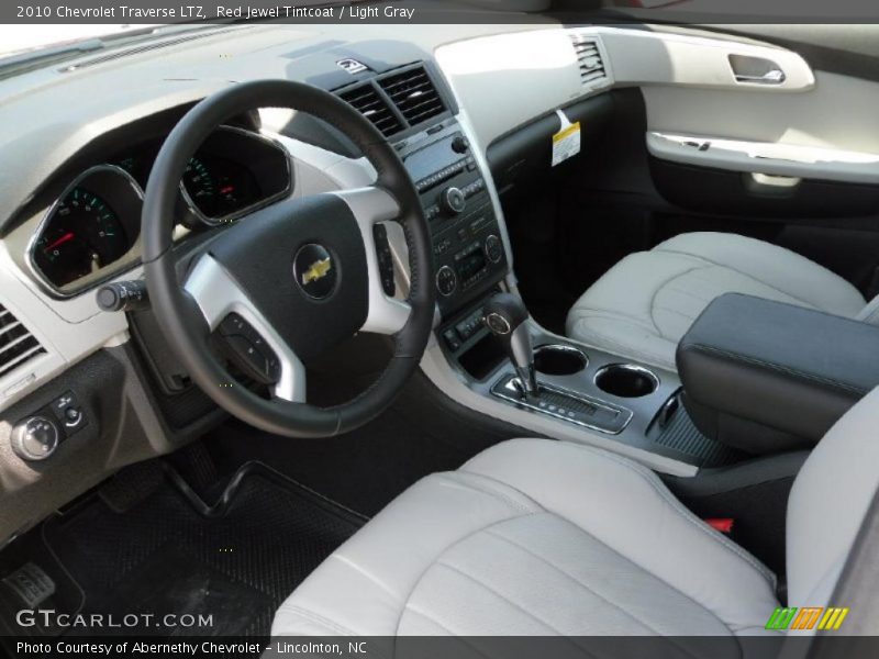 Red Jewel Tintcoat / Light Gray 2010 Chevrolet Traverse LTZ