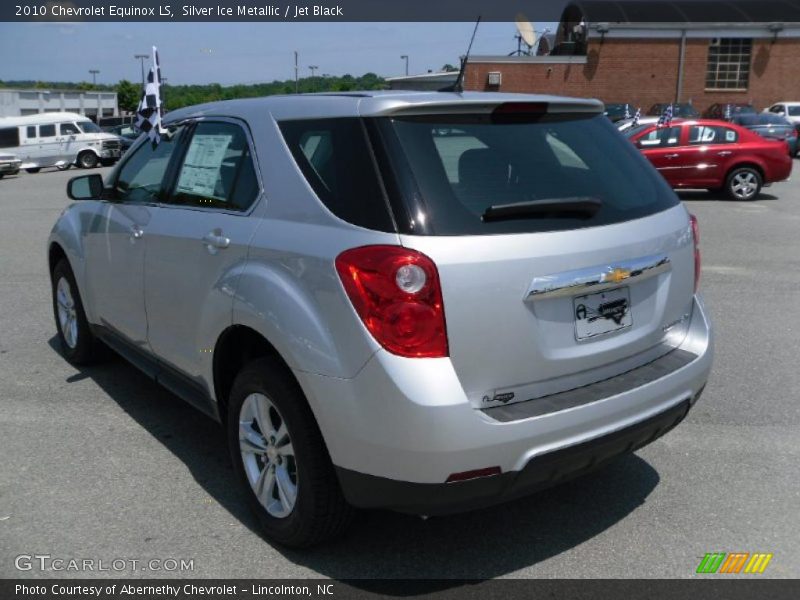 Silver Ice Metallic / Jet Black 2010 Chevrolet Equinox LS