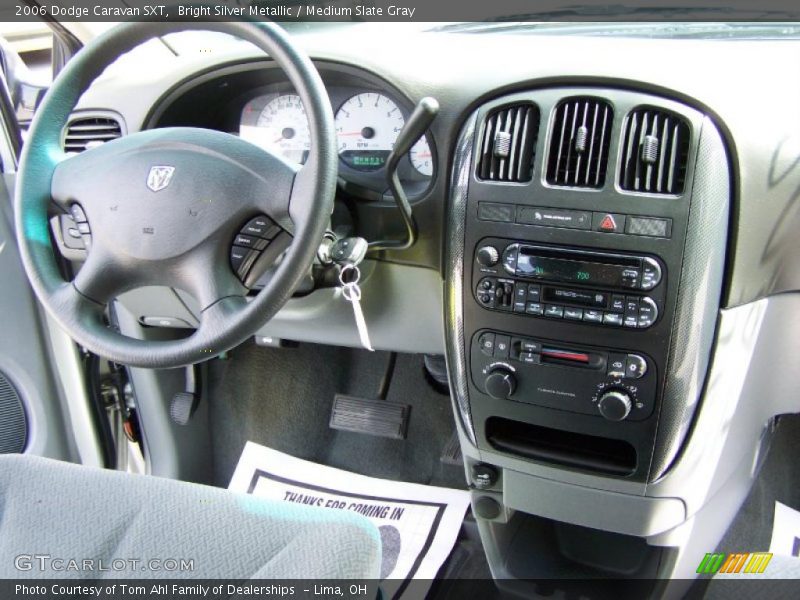 Bright Silver Metallic / Medium Slate Gray 2006 Dodge Caravan SXT