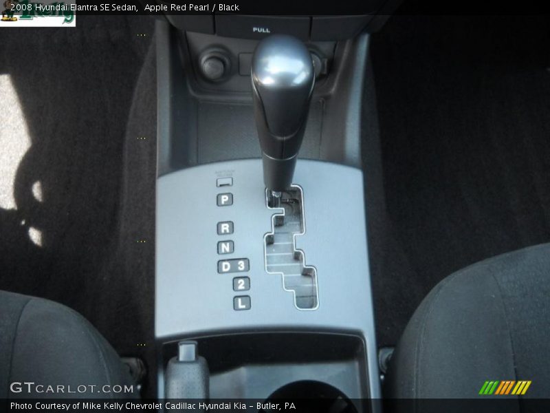 Apple Red Pearl / Black 2008 Hyundai Elantra SE Sedan