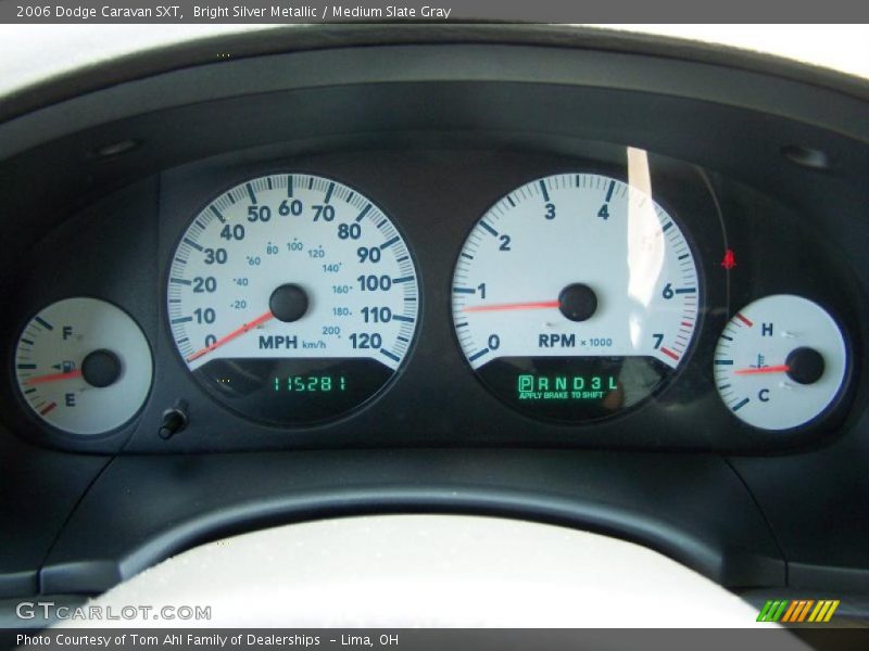 Bright Silver Metallic / Medium Slate Gray 2006 Dodge Caravan SXT