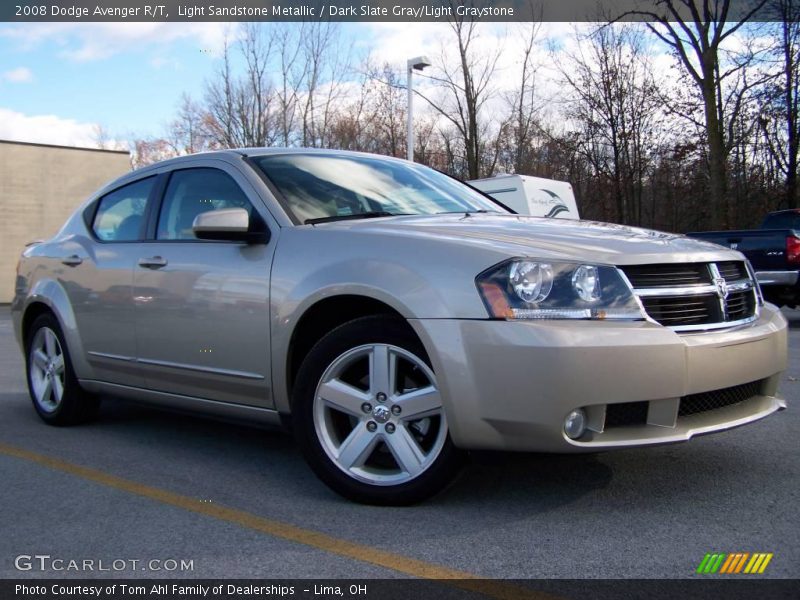 Light Sandstone Metallic / Dark Slate Gray/Light Graystone 2008 Dodge Avenger R/T