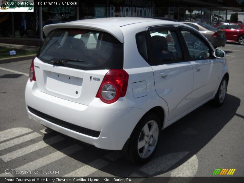 Polar White / Charcoal 2009 Pontiac G3