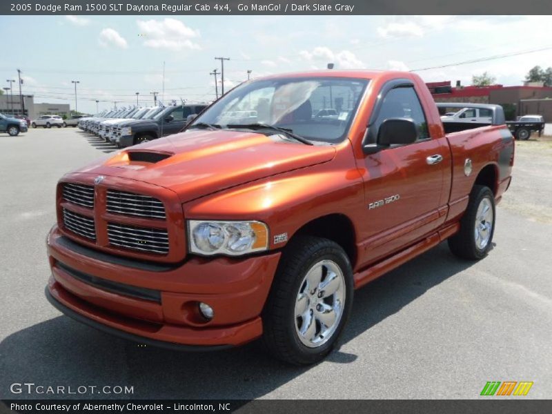 Go ManGo! / Dark Slate Gray 2005 Dodge Ram 1500 SLT Daytona Regular Cab 4x4
