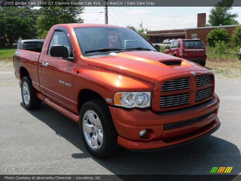 Go ManGo! / Dark Slate Gray 2005 Dodge Ram 1500 SLT Daytona Regular Cab 4x4