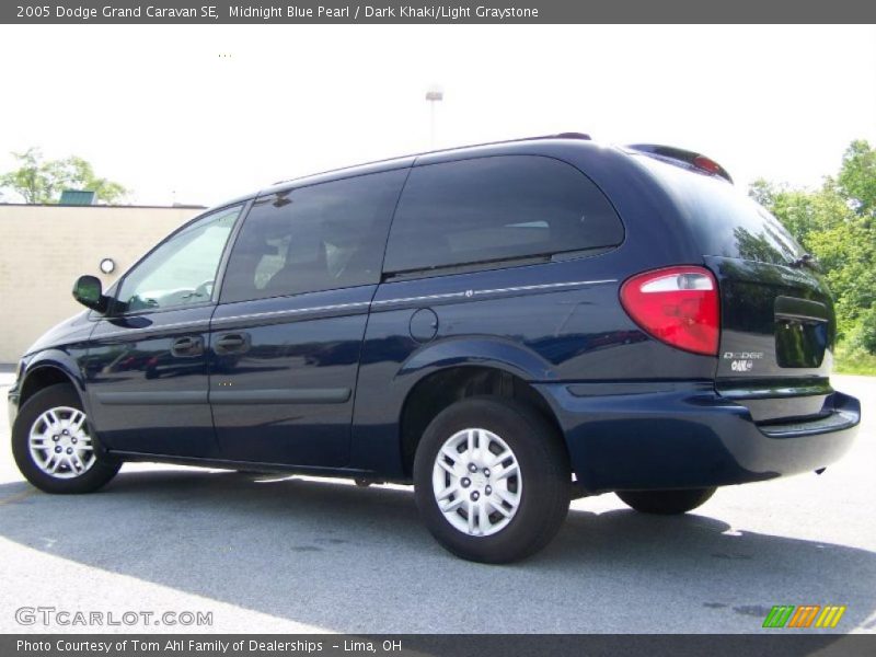 Midnight Blue Pearl / Dark Khaki/Light Graystone 2005 Dodge Grand Caravan SE