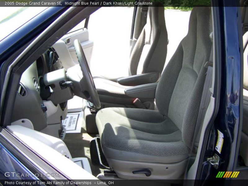 Midnight Blue Pearl / Dark Khaki/Light Graystone 2005 Dodge Grand Caravan SE