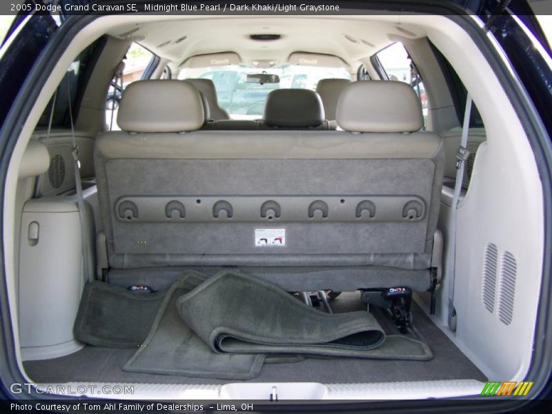 Midnight Blue Pearl / Dark Khaki/Light Graystone 2005 Dodge Grand Caravan SE