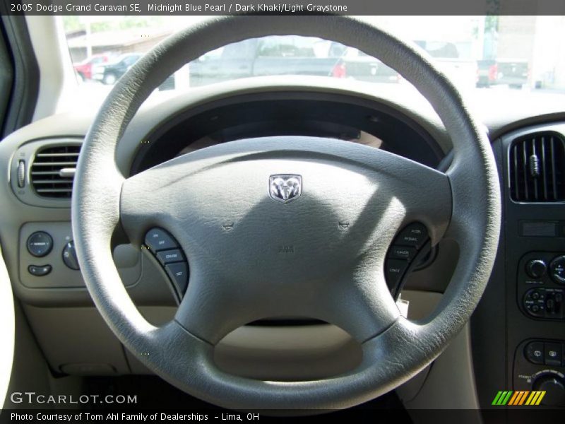 Midnight Blue Pearl / Dark Khaki/Light Graystone 2005 Dodge Grand Caravan SE