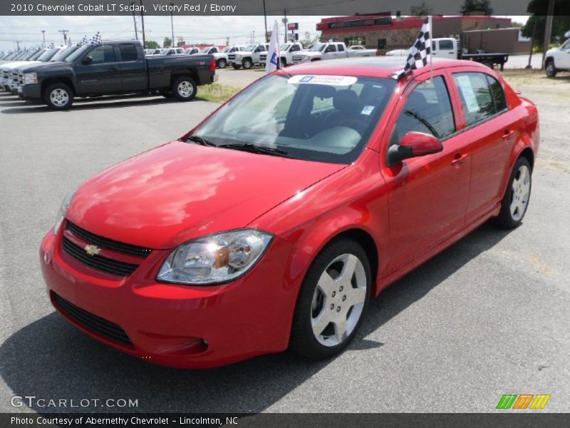 Victory Red / Ebony 2010 Chevrolet Cobalt LT Sedan