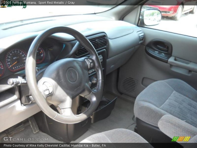 Sport Red Metallic / Gray 2005 Pontiac Montana