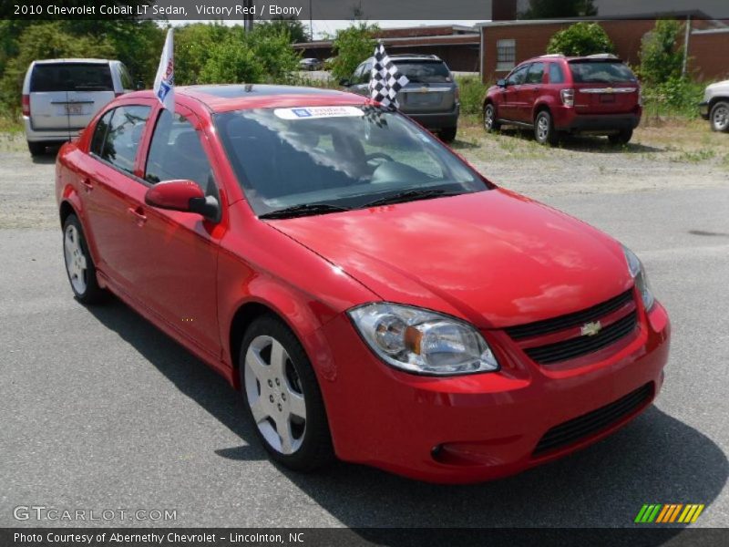 Victory Red / Ebony 2010 Chevrolet Cobalt LT Sedan