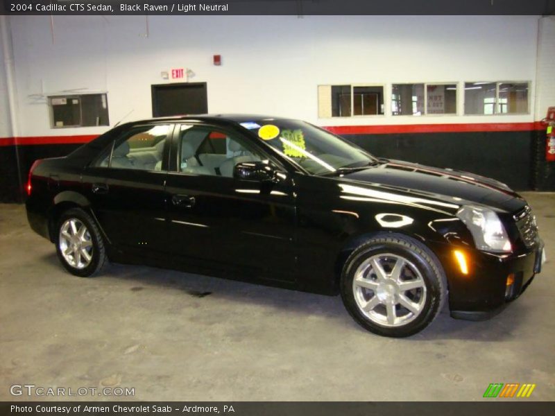 Black Raven / Light Neutral 2004 Cadillac CTS Sedan