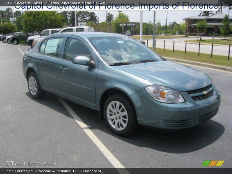 Silver Moss Metallic / Gray 2010 Chevrolet Cobalt LT Sedan